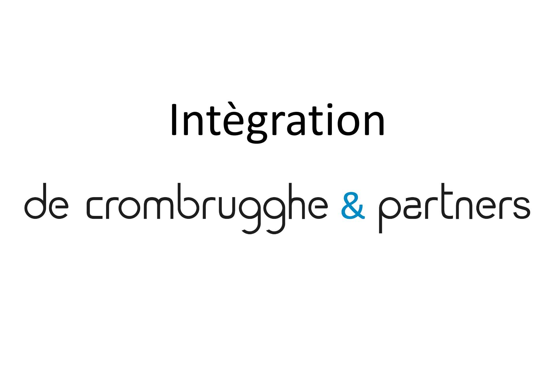 integration de crombrugghe en partners